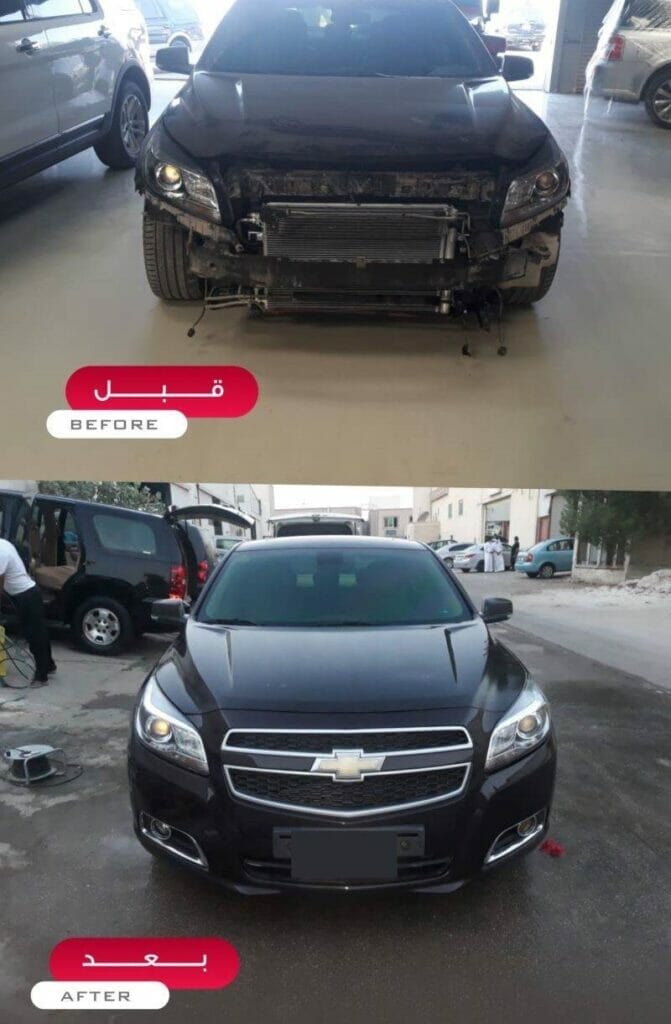 ورشة رش بوية شفرولية في الرياض