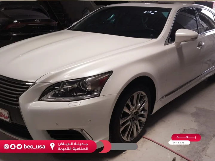 إصلاح صدمات السيارات الجانبية - نتيجة بعد السمكرة والتشطيب